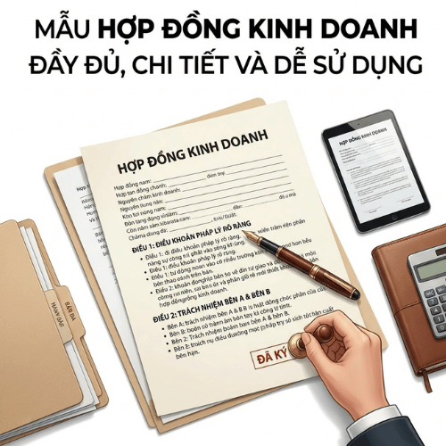 Mẫu hợp đồng kinh doanh đầy đủ, chi tiết và dễ sử dụng