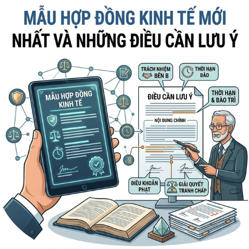 Mẫu hợp đồng kinh tế mới nhất và những điều cần lưu ý