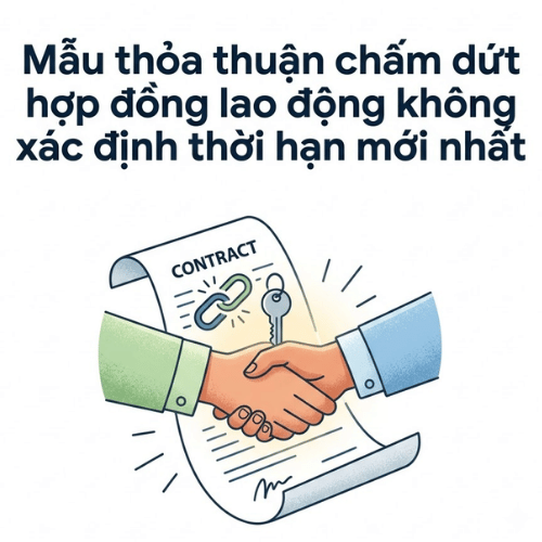 Mẫu thỏa thuận chấm dứt hợp đồng lao động không xác định thời hạn mới nhất